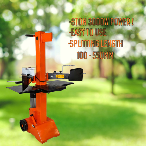 Ton electric log splitter - log,