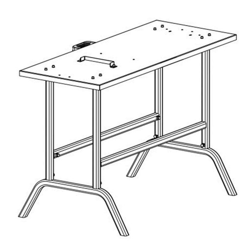 Handy log splitter - table, and